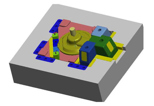 塑膠模具設計,大型吸塵器殼體端蓋注塑模的設計要點,內附3d圖形